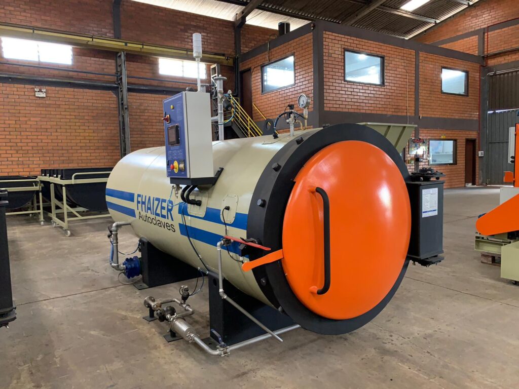 Autoclave para resíduos de serviços de saúde